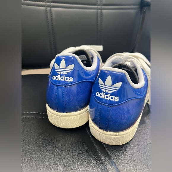 Adidas Superstar Vintage men’s sneakers. Patriotic colors: blue red white. 11.5 - Picture 5 of 10